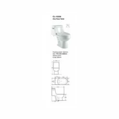 Royal Crown Fair Single One Piece Single Flush Toilet 7 Royal Crown Fair Single One Piece Single Flush Toilet -Royal Sales Store 1001 2 12530.1635620692