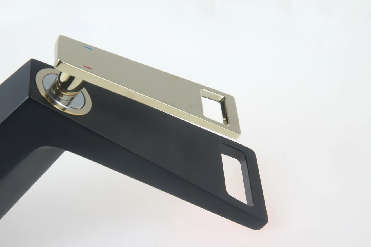 Royal Limited Edition Cube Single Handle Lav Faucet Black And Gold 9 Royal Limited Edition Cube Single Handle Lav Faucet Black And Gold - Image 7