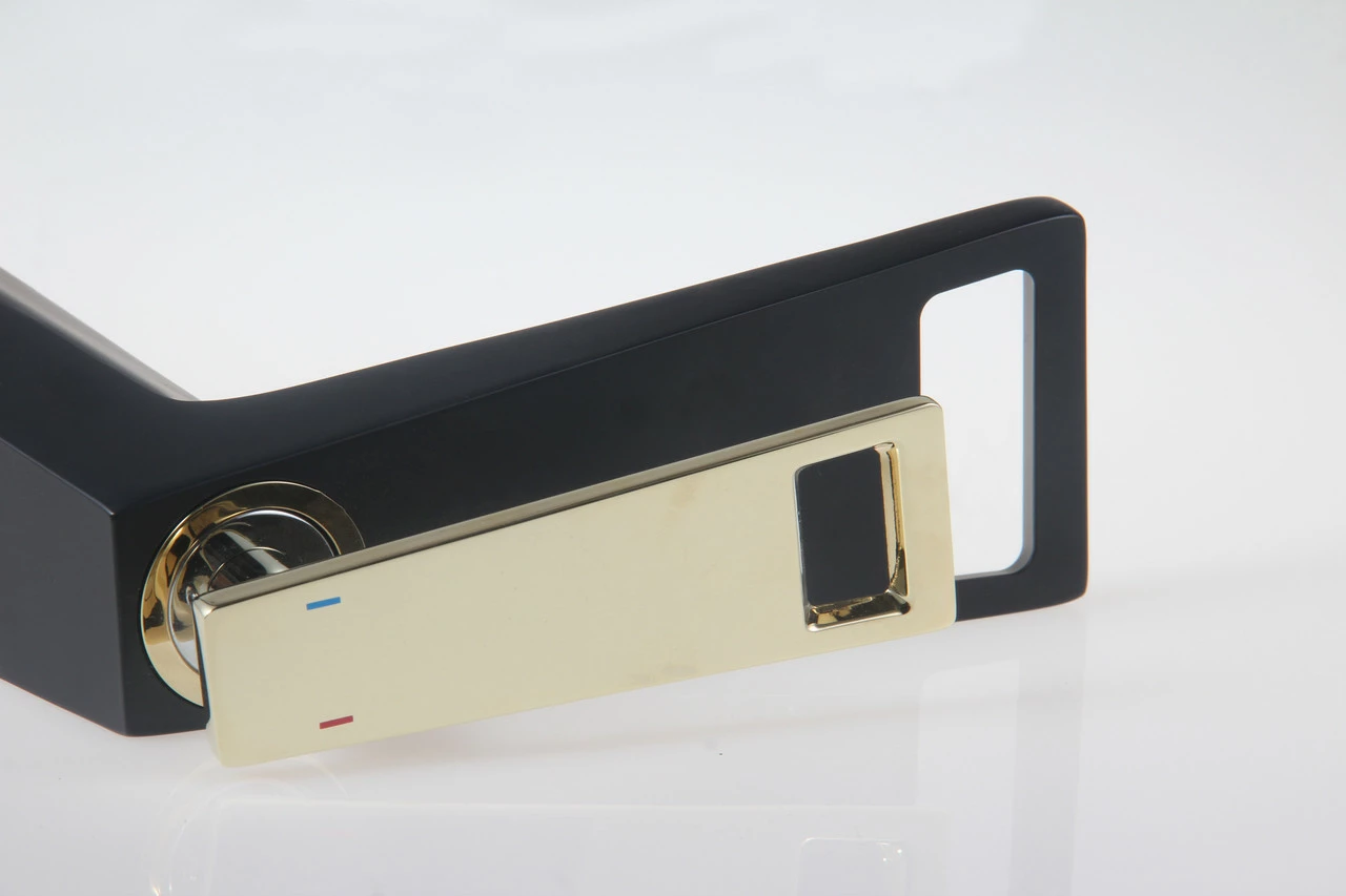 Royal Limited Edition Cube Single Handle Lav Faucet Black And Gold 8 Royal Limited Edition Cube Single Handle Lav Faucet Black And Gold - Image 6