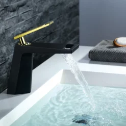 Royal Limited Edition Cube Single Handle Lav Faucet Black And Gold 12 Royal Limited Edition Cube Single Handle Lav Faucet Black And Gold -Royal Sales Store 1251 HJ 47014 81164.1552188983