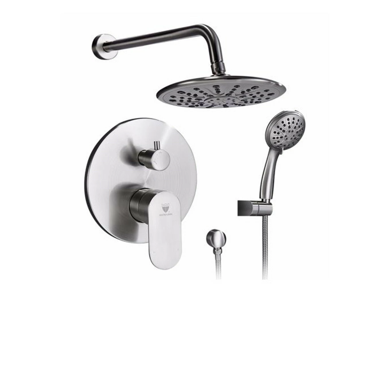 Royal Sky Two-Way Shower System With Handheld In Brushed Nickel 3 Royal Sky Two-Way Shower System With Handheld In Brushed Nickel