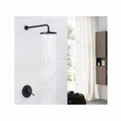 Royal Midnight Skye 1-Way Shower System With 8" Rain Head Valve Included