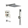 Royal Atlanta 3 Way Shower System Square Brushed Nickel -Royal Sales Store 1385801 0 45937.1647531279