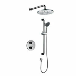 Royal Panama Thermostatic 2 Way Shower System In Chrome