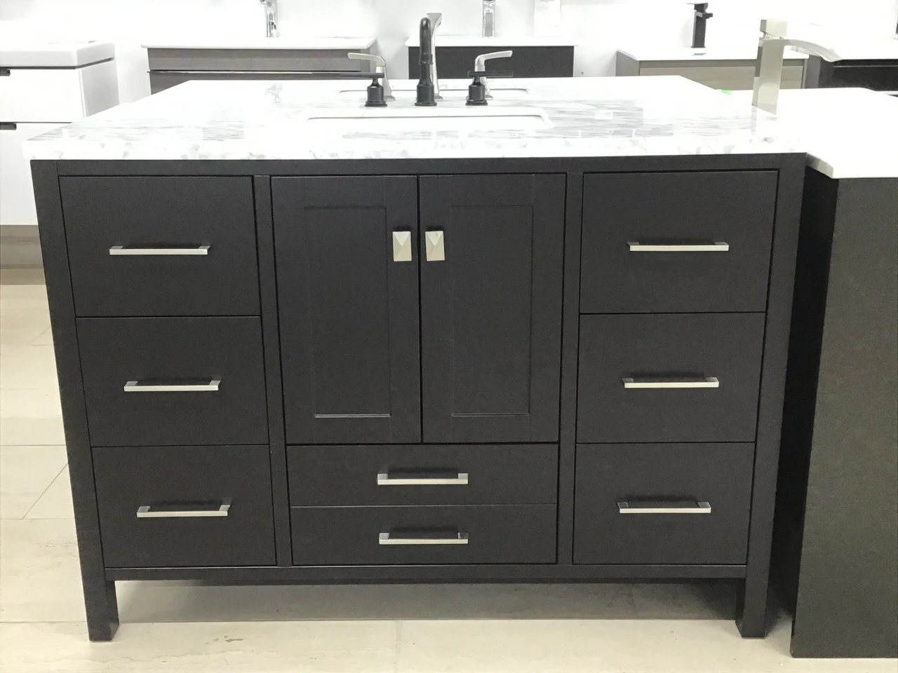 Royal Olympia 48" Espresso Bathroom Vanity 3 Royal Olympia 48" Espresso Bathroom Vanity