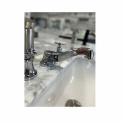 Cavalli Ellica Widespread Lavatory Faucet In Chrome With Crossbar Handles