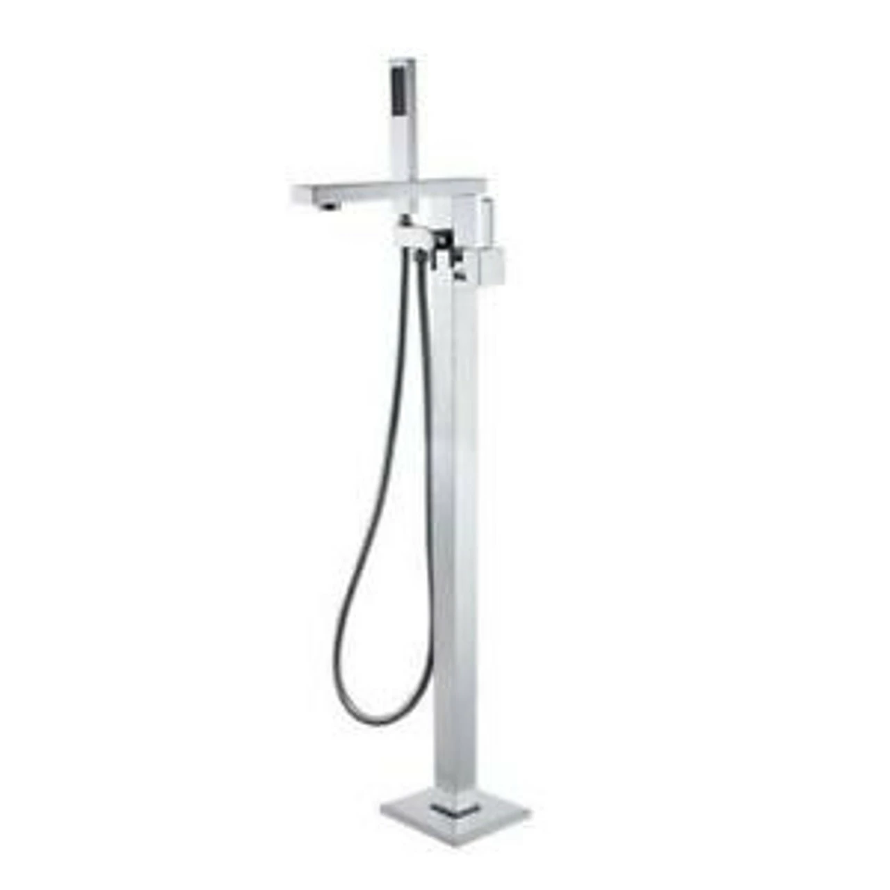 Royal Nova Square Freestanding Tub Filler Chrome 6 Royal Nova Square Freestanding Tub Filler Chrome - Image 4