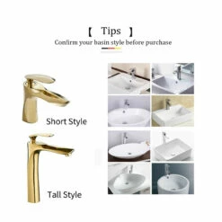 Royal LUXE Tall Single Handle Lav Faucet Polished Gold 15 Royal LUXE Tall Single Handle Lav Faucet Polished Gold -Royal Sales Store 51Kt04HddVL. SL1001 60860 66835.1552189112