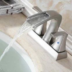 Royal Costa 4" Center Set Brushed Nickel Faucet