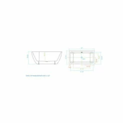 Royal Fiona 67" Inch Freestanding Bath Tub -Royal Sales Store 6821 67 1 91696.1668701050