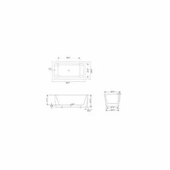 Royal Fiona 59" Inch Freestanding Bath Tub -Royal Sales Store 6821 59 1 40793.1668434253