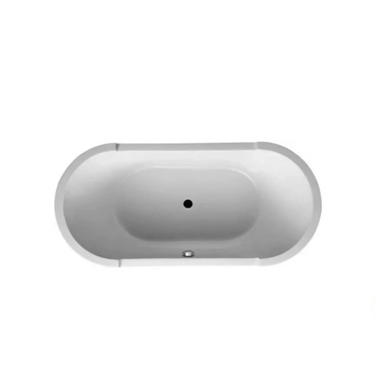 Duravit Starck 75" Free Standing Acrylic Soaking Tub With Center Drain And Overflow 3 Duravit Starck 75" Free Standing Acrylic Soaking Tub With Center Drain And Overflow