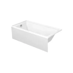 Duravit Architect 66" Alcove Acrylic Soaking Tub With Left Drain And Overflow -Royal Sales Store 700408 L 19TALL 2 57016.1634316461