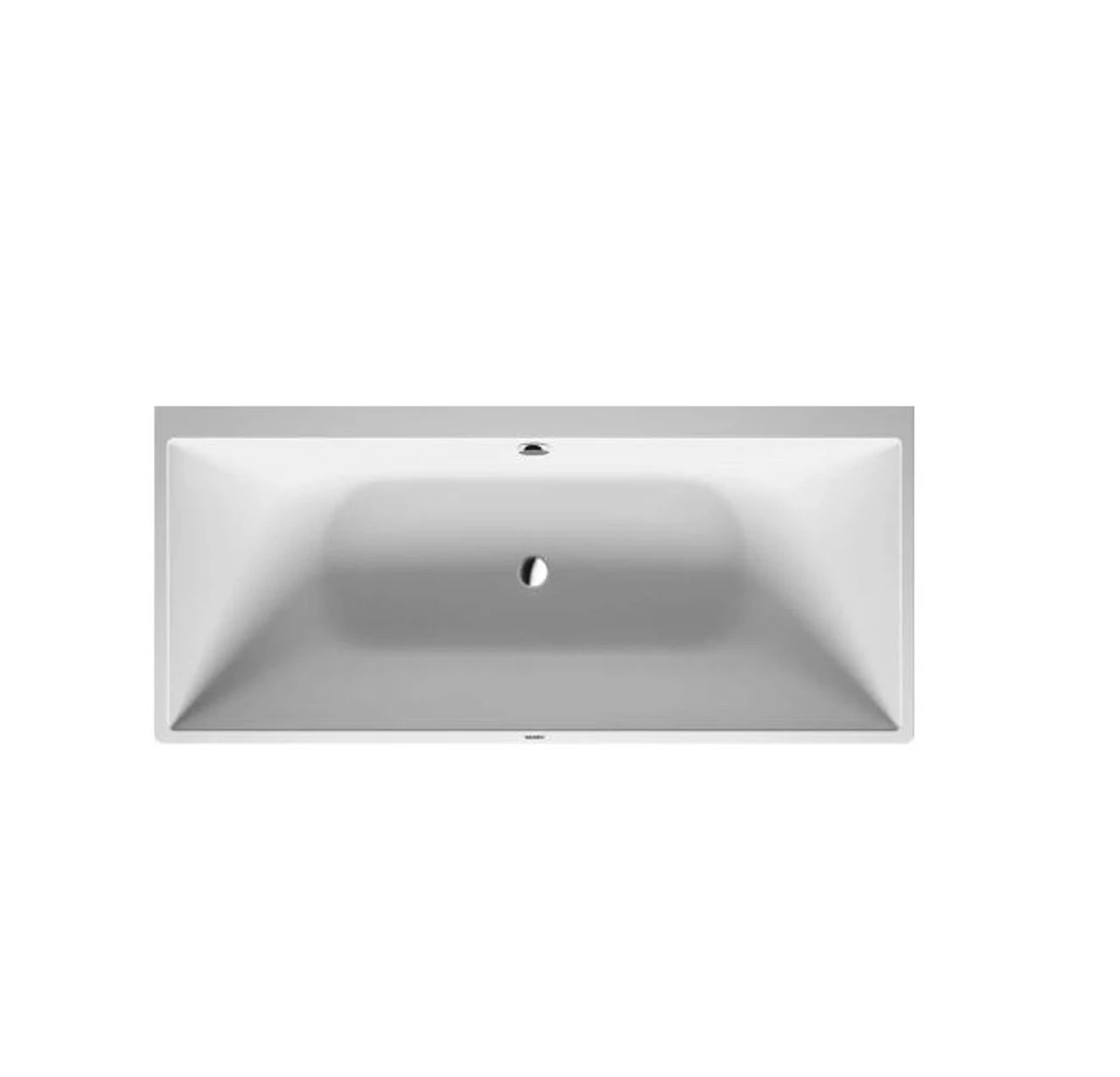 Duravit DuraSquare 71" Single Wall Resin Soaking Tub With Center Drain And Overflow 4 Duravit DuraSquare 71" Single Wall Resin Soaking Tub With Center Drain And Overflow - Image 2