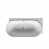 Duravit Luv 72-7/8" Corner Ceramic Soaking Tub - Less Drain Waste And Overflow -Royal Sales Store 700432 0 85852.1634486466