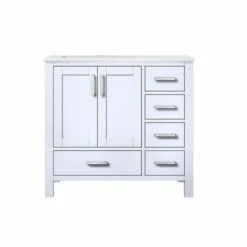 Royal Ludlam 36" Bathroom Vanity With Carrera Marble Top