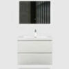 Royal Genoa 30" White Wall Mount Bathroom Vanity