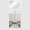 Royal Brescia Wall Mounted 24 Inch Light Grey Bathroom Vanity With Top And Sink 1 Royal Brescia Wall Mounted 24 Inch Light Grey Bathroom Vanity With Top And Sink -Royal Sales Store Allen 1 54144.1661356603