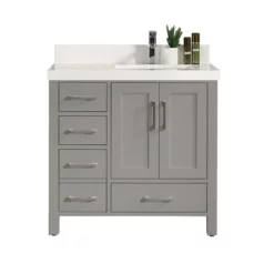 Royal Armada 36" Bathroom Vanity -Royal Sales Store Armada 36inch Gray R 1 80486.1633875196