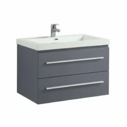 Royal Rubi Arto 30" Wall Mount Bathroom Vanity Grey
