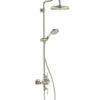 Axor Montreux Thermostatic Exposed Shower System - Includes Shower Head, Hand Shower, Shower Arm, Hose, Valve Trim, And Rough-In Valve - Limited Lifetime Warranty -Royal Sales Store Axor 2 Brushed Nickel 56900.1651594059
