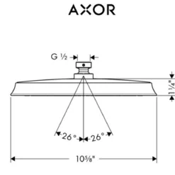 Axor Montreux Thermostatic Shower System With Shower Head, Handshower, Slide Bar, And Volume Control - Includes Rough-In Valve -Royal Sales Store Axor 6.4 43050.1651764732