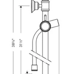 Axor Montreux Thermostatic Shower System With Shower Head, Handshower, Slide Bar, And Volume Control - Includes Rough-In Valve -Royal Sales Store Axor 6.5 85672.1651764732
