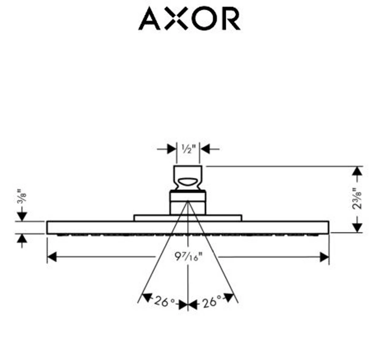 Axor Uno Thermostatic Shower System With Shower Head, Handshower, Slide Bar, And Volume Control - Includes Rough-In Valve 8 Axor Uno Thermostatic Shower System With Shower Head, Handshower, Slide Bar, And Volume Control - Includes Rough-In Valve - Image 6