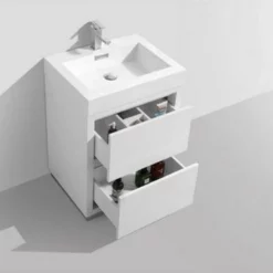Royal Blizz 24 Inch White Freestanding Bathroom Vanity -Royal Sales Store BLI 1.2 20885.1672870034
