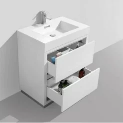 Royal Blizz 30 Inch White Freestanding Bathroom Vanity -Royal Sales Store BLI 2.2 98738.1663689301