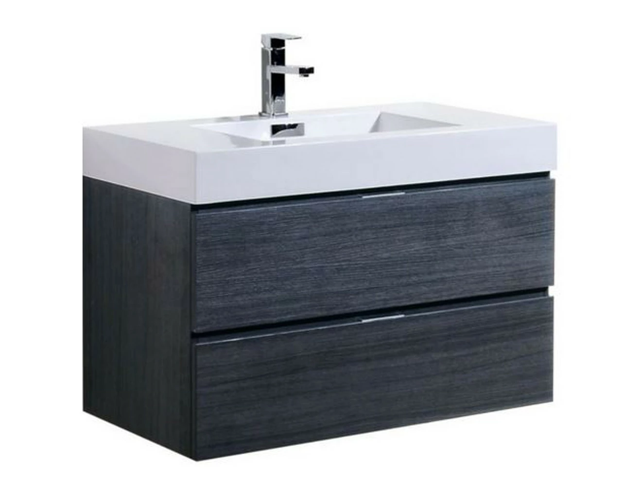 Royal Blizz 36 Inch Gray Oak Wall Mount Modern Bathroom Vanity 3 Royal Blizz 36 Inch Gray Oak Wall Mount Modern Bathroom Vanity