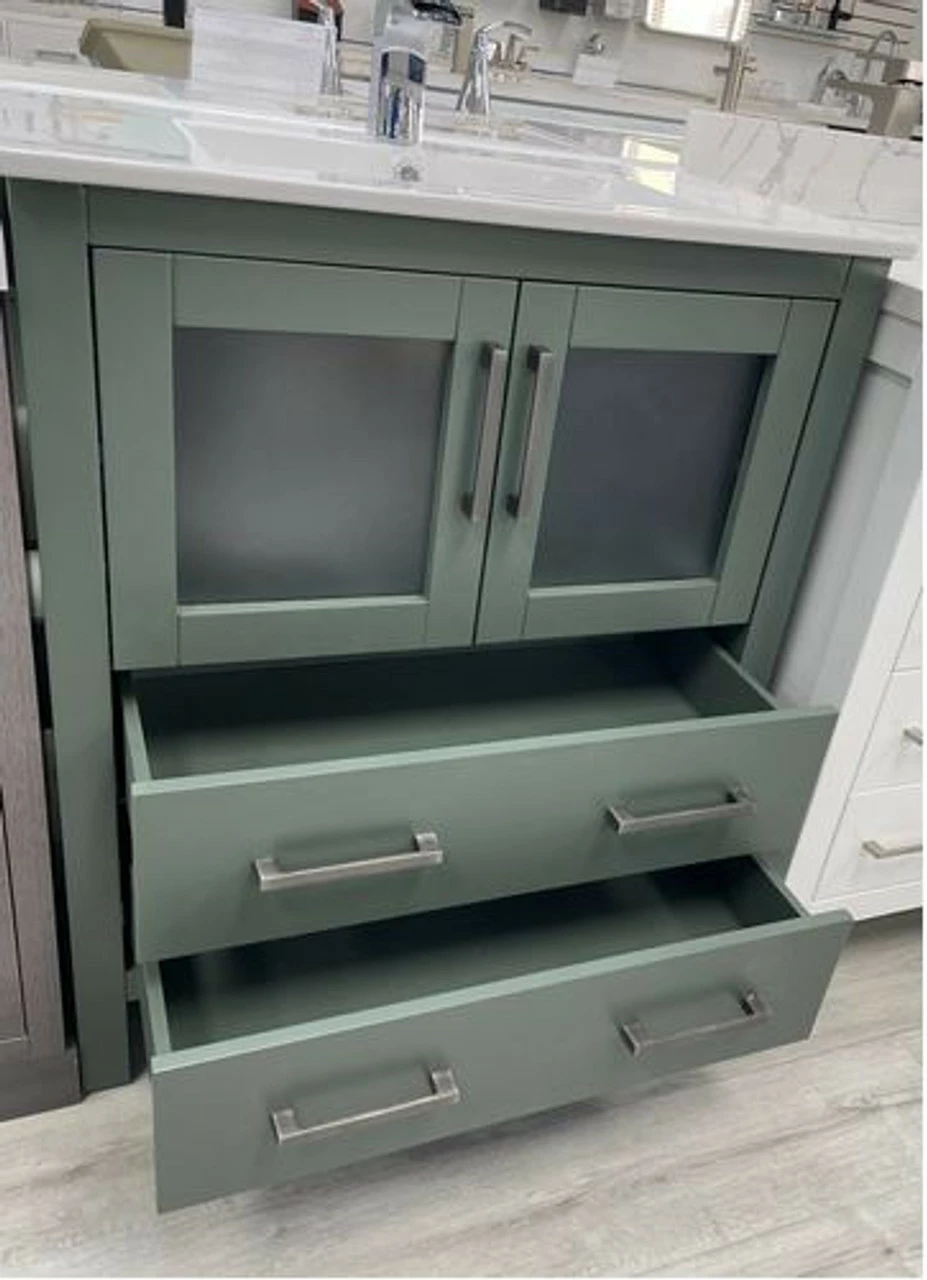 Royal Bello 30 Inch Forrest Green Bathroom Vanity 4 Royal Bello 30 Inch Forrest Green Bathroom Vanity - Image 2