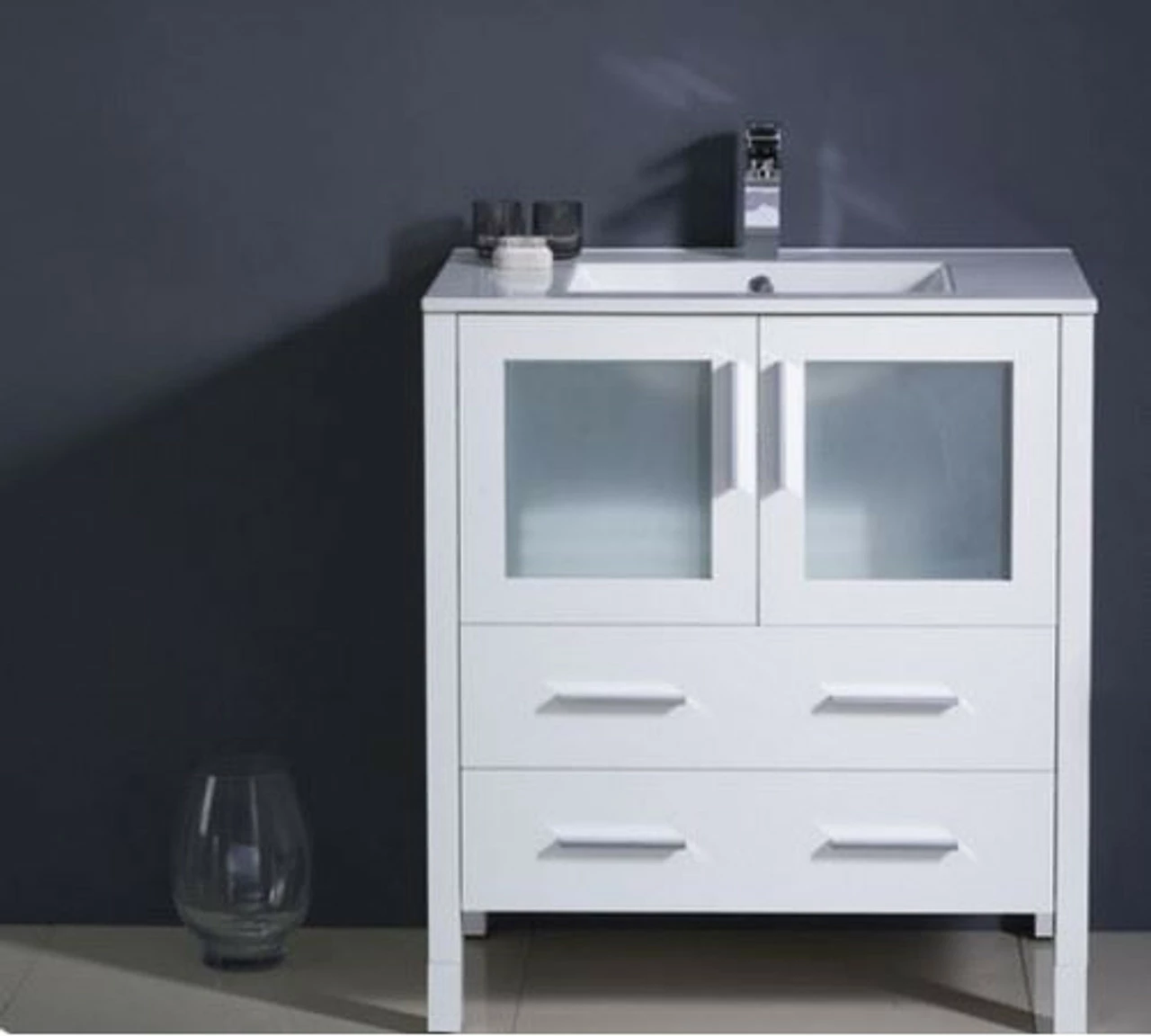 Royal Bello 30 Inch White Bathroom Vanity 4 Royal Bello 30 Inch White Bathroom Vanity - Image 2