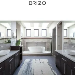 Brizo Odin 1.5 GPM Wall Mounted Widespread Bathroom Faucet 18 Brizo Odin 1.5 GPM Wall Mounted Widespread Bathroom Faucet -Royal Sales Store BRZ 1.8 10596.1655742345