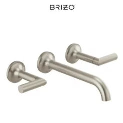Brizo Odin 1.5 GPM Wall Mounted Widespread Bathroom Faucet