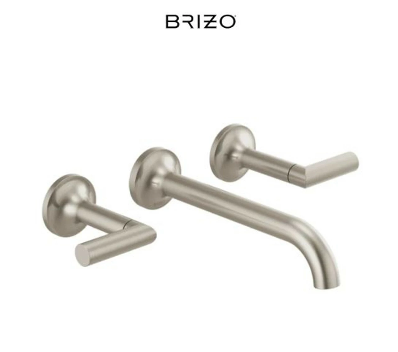 Brizo Odin 1.5 GPM Wall Mounted Widespread Bathroom Faucet 3 Brizo Odin 1.5 GPM Wall Mounted Widespread Bathroom Faucet