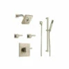 Brizo Sensori Custom Siderna Thermostatic Shower System With Showerhead, Volume Controls, And Hand Shower - Valves Included
