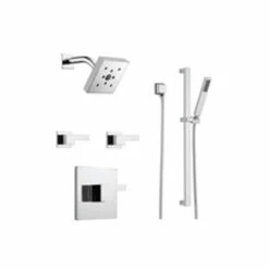 Brizo Sensori Custom Siderna Thermostatic Shower System With Showerhead, Volume Controls, And Hand Shower - Valves Included -Royal Sales Store BSS Siderna T66T02 1 53707.1641664874.220.290 17109 73775.1656521127