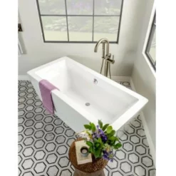 Brizo Odin Free Standing Tub Filler With Built-In Diverter - Includes Hand Shower -Royal Sales Store Brizo 1.1 Gold 98723.1652970074