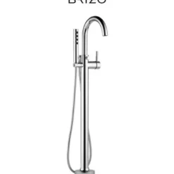 Brizo Odin Free Standing Tub Filler With Built-In Diverter - Includes Hand Shower