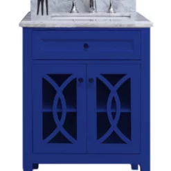 Royal Casa 24 Inch Blue Bathroom Vanity