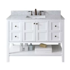 Royal Daytona 48 Inch White Bathroom Vanity