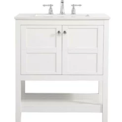 Royal Daytona 30 Inch White Bathroom Vanity