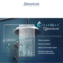 DreamLine Sapphire 56 - 60" W X 60" H Semi-Frameless Bypass Tub Door -Royal Sales Store DL 1.2 17038.1653159682