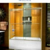 DreamLine Sapphire 56 - 60" W X 60" H Semi-Frameless Bypass Tub Door -Royal Sales Store DL 1 69385.1653159527