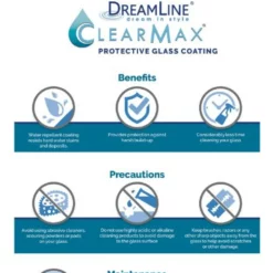 DreamLine Encore 56-60" W X 76" H Semi-Frameless Bypass Sliding Shower Door -Royal Sales Store DL 2.1 54520.1653161743