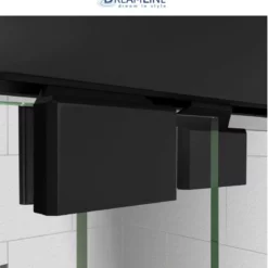 DreamLine Encore 56-60" W X 76" H Semi-Frameless Bypass Sliding Shower Door -Royal Sales Store DL 2 Black.1 64592.1653161743