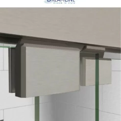 DreamLine Encore 56-60" W X 76" H Semi-Frameless Bypass Sliding Shower Door -Royal Sales Store DL 2 Brushed.1 65059.1653161742