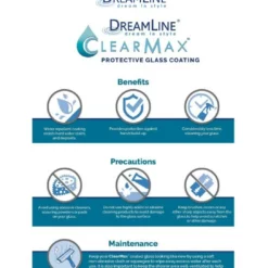 DreamLine Charisma 78-3/4" High X 60" Wide 36" Deep Sliding Frameless Shower Door With Clear Glass, SlimeLine Shower Base Kit, And Right Drain -Royal Sales Store DL 3.13 21112.1653164233