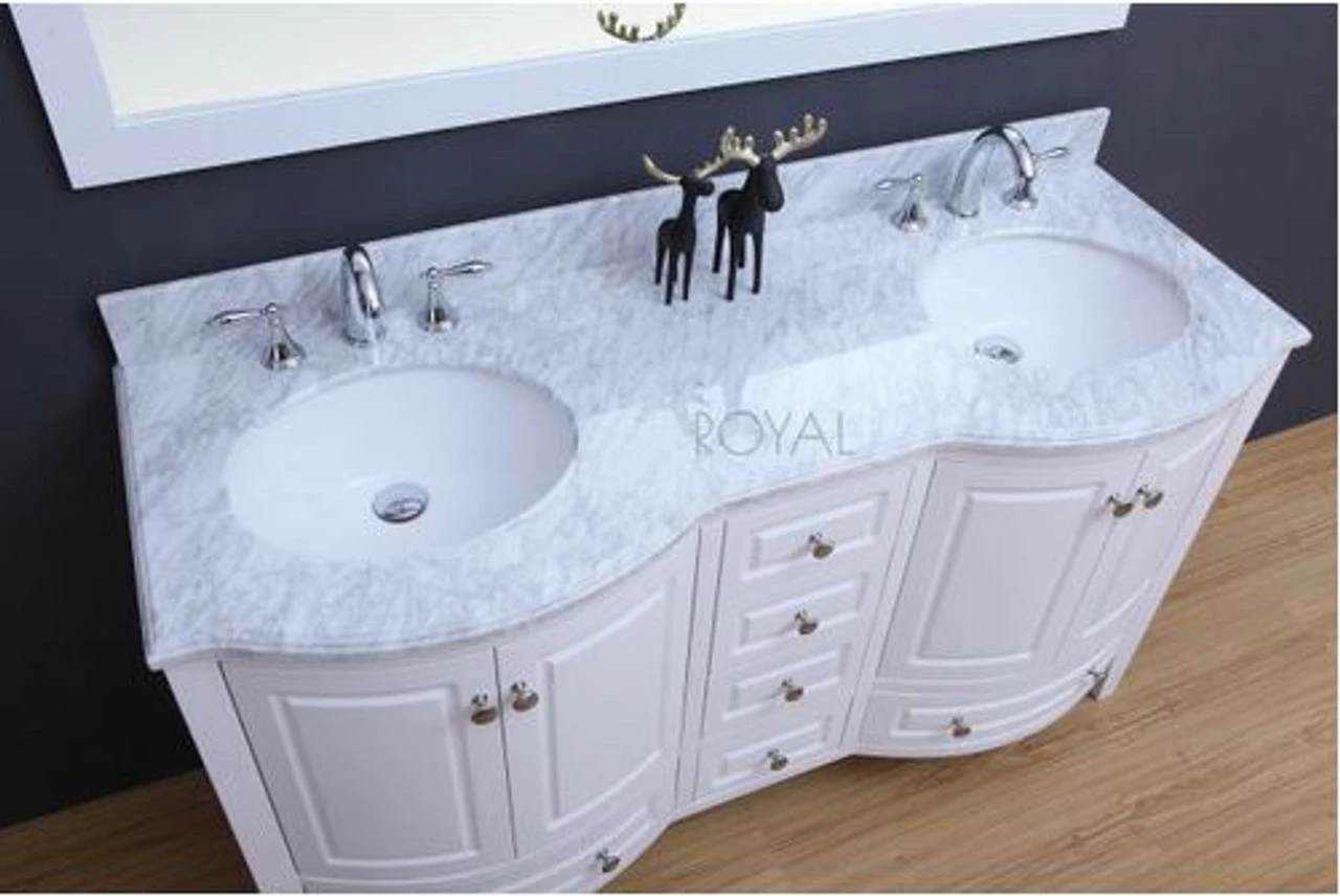 Royal Destiny 72 Inch White Double Sink Bathroom Vanity 5 Royal Destiny 72 Inch White Double Sink Bathroom Vanity - Image 3